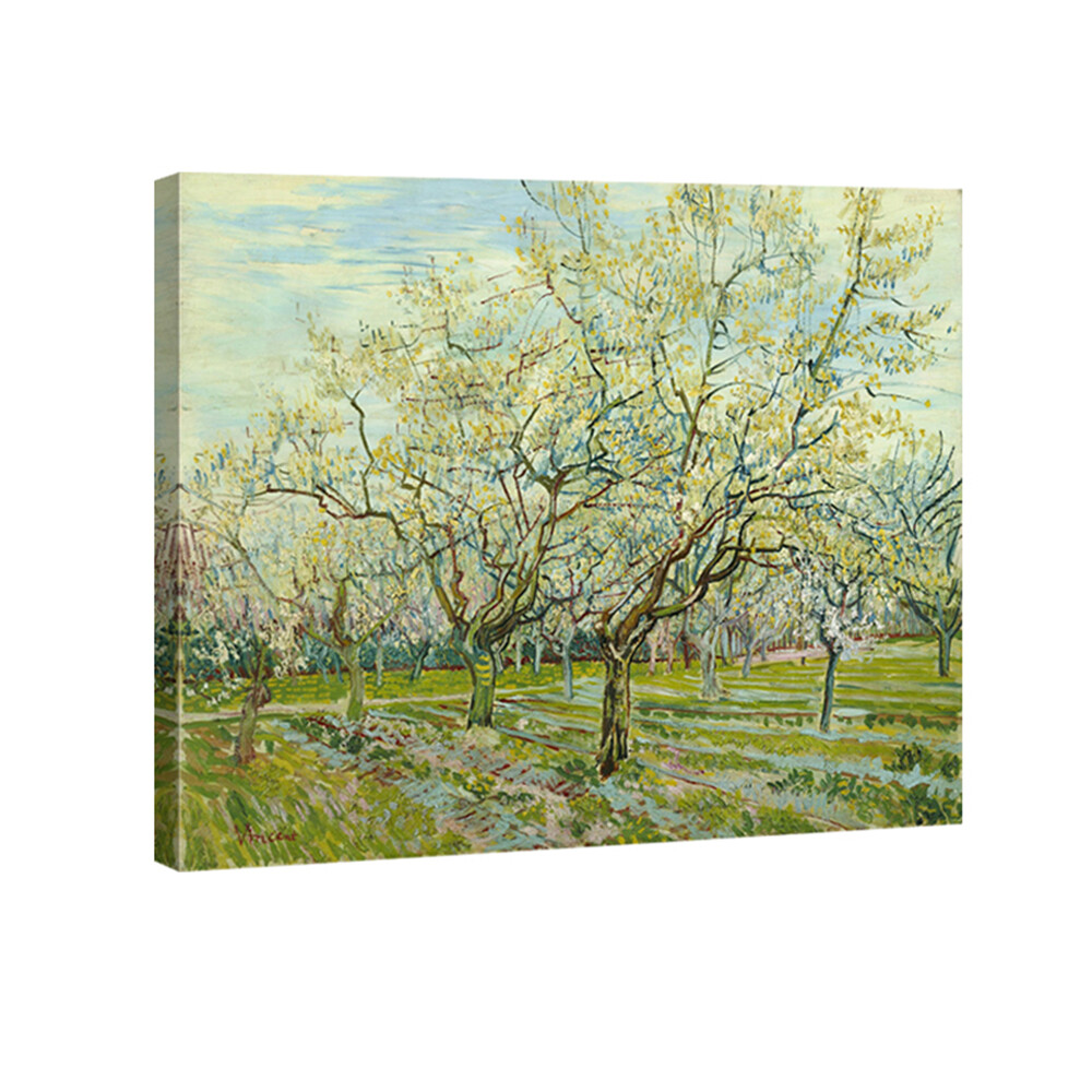 Canvas Print Van Gogh Painting Repro Wall Art Home Decor Green Trees Pic Framed