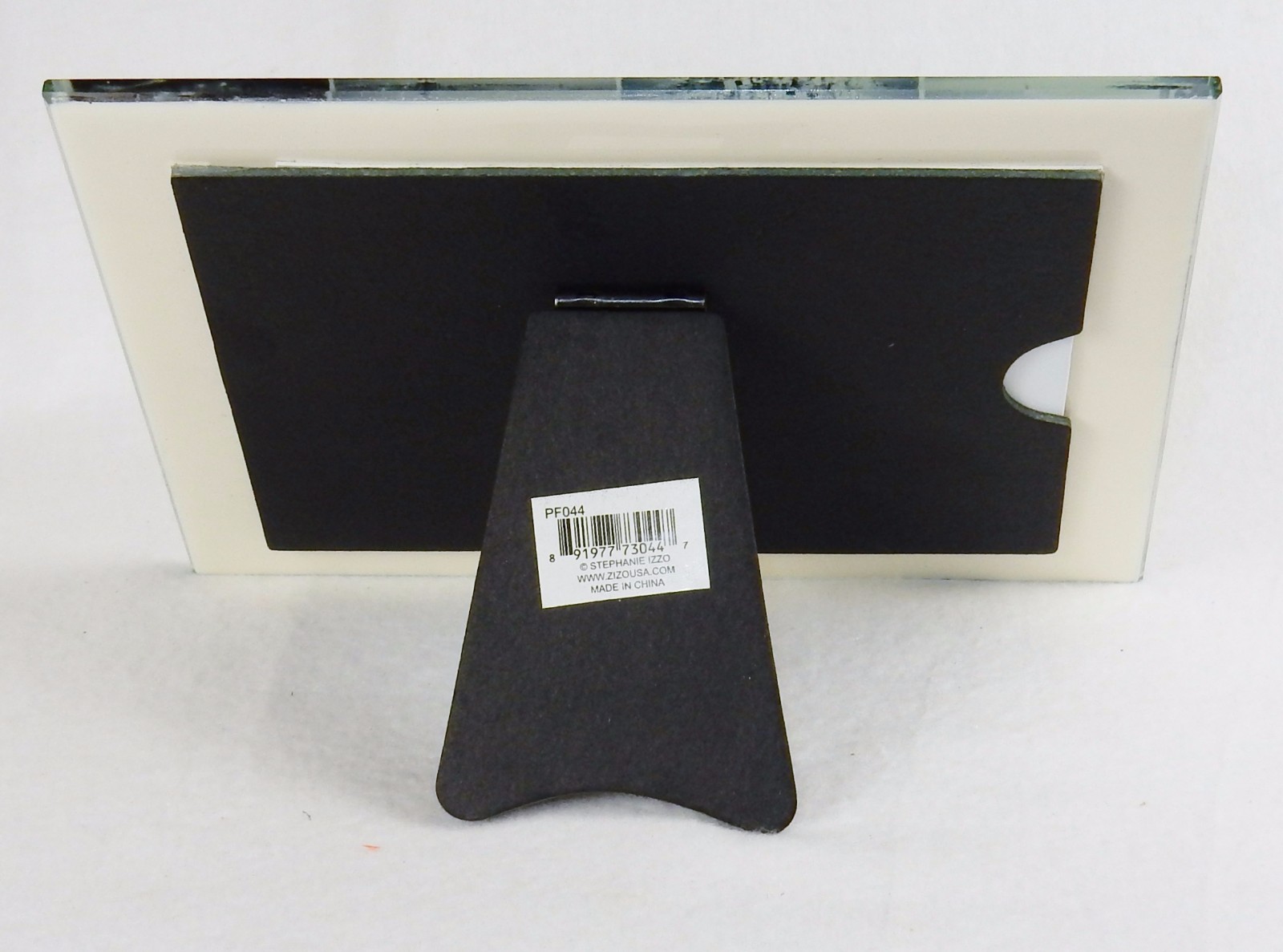 Glass Photo Frame New York City Urban Scape, Blue Highlights, 4″x6″, Zizo #PF044