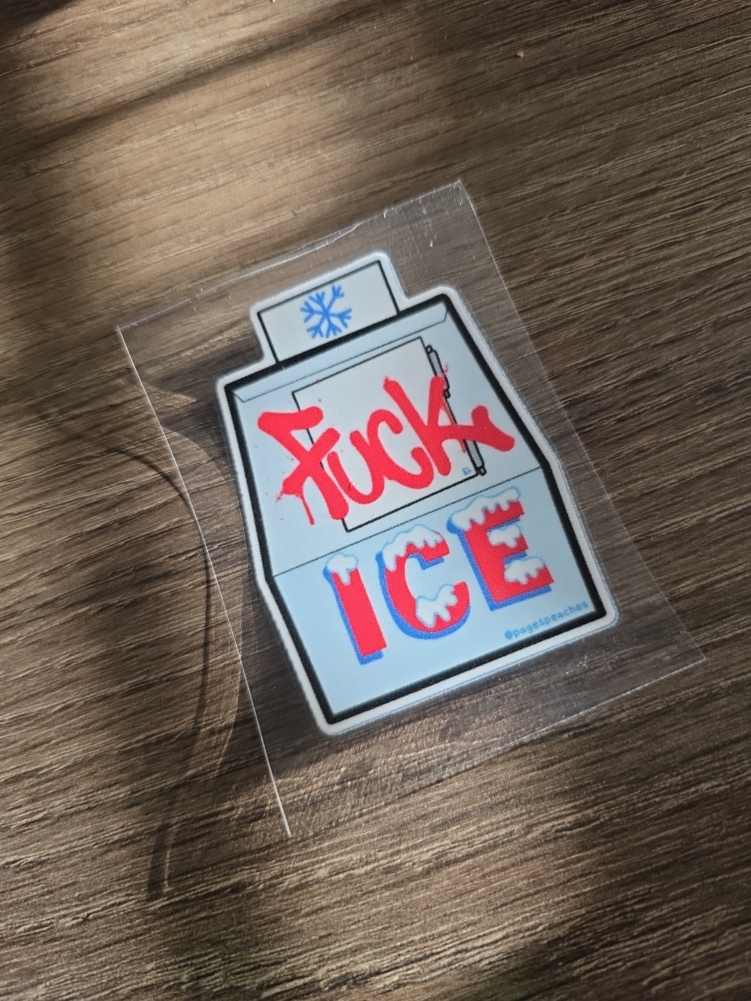 F**K ICE | Anti ICE Decal | Imigration & Customs Enforcement Sticker