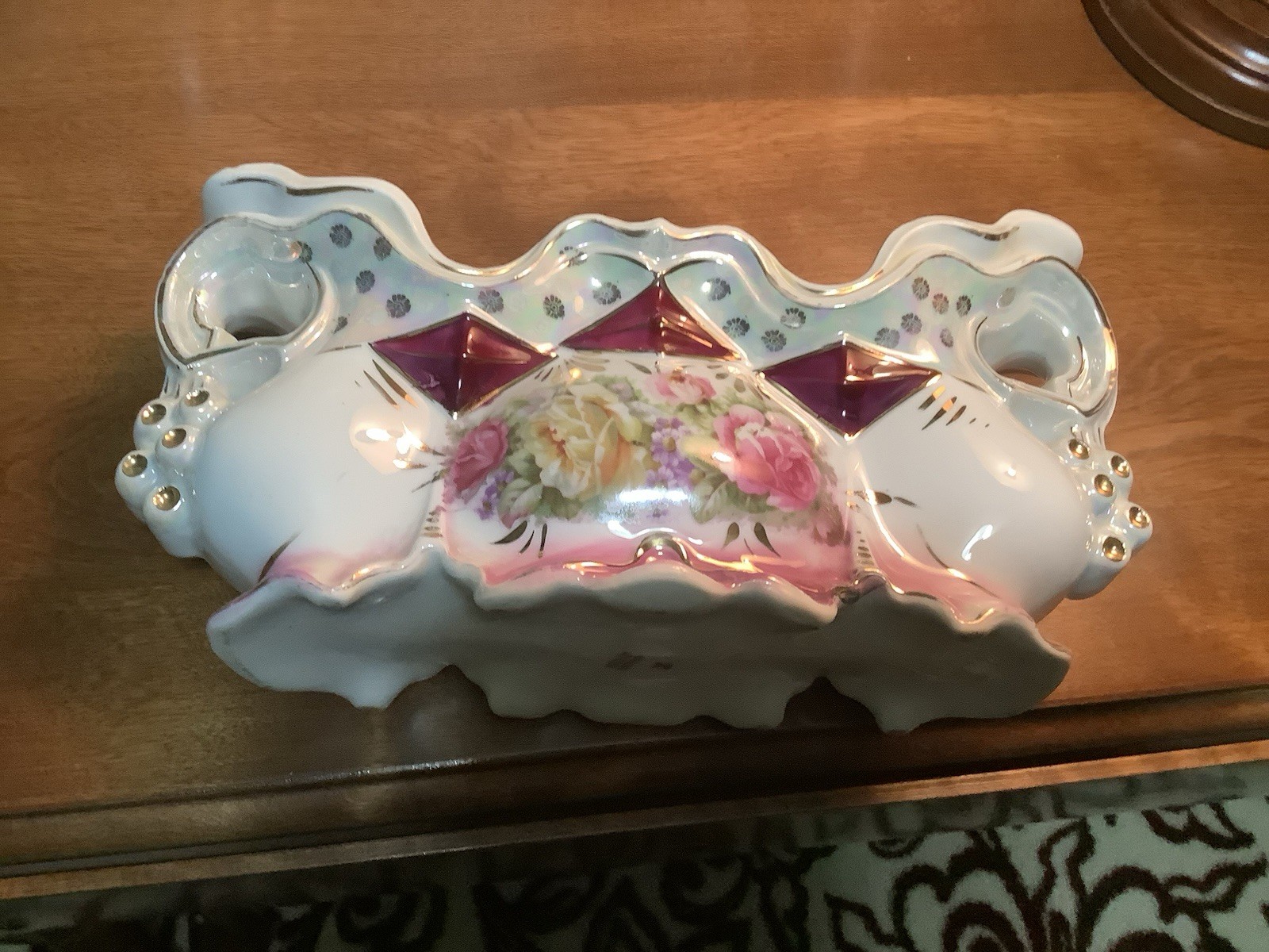 VINTAGE 3PC VASE SET Made in Germany