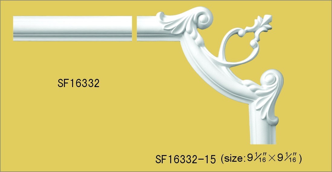 PU Molding Chair Rail Corner Moulding Panel Accessories SF16332-15