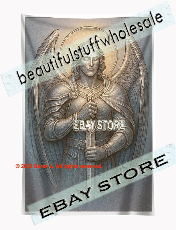 Angel Guardian Tapestry Sacred Wall Art large walls 59X82 in