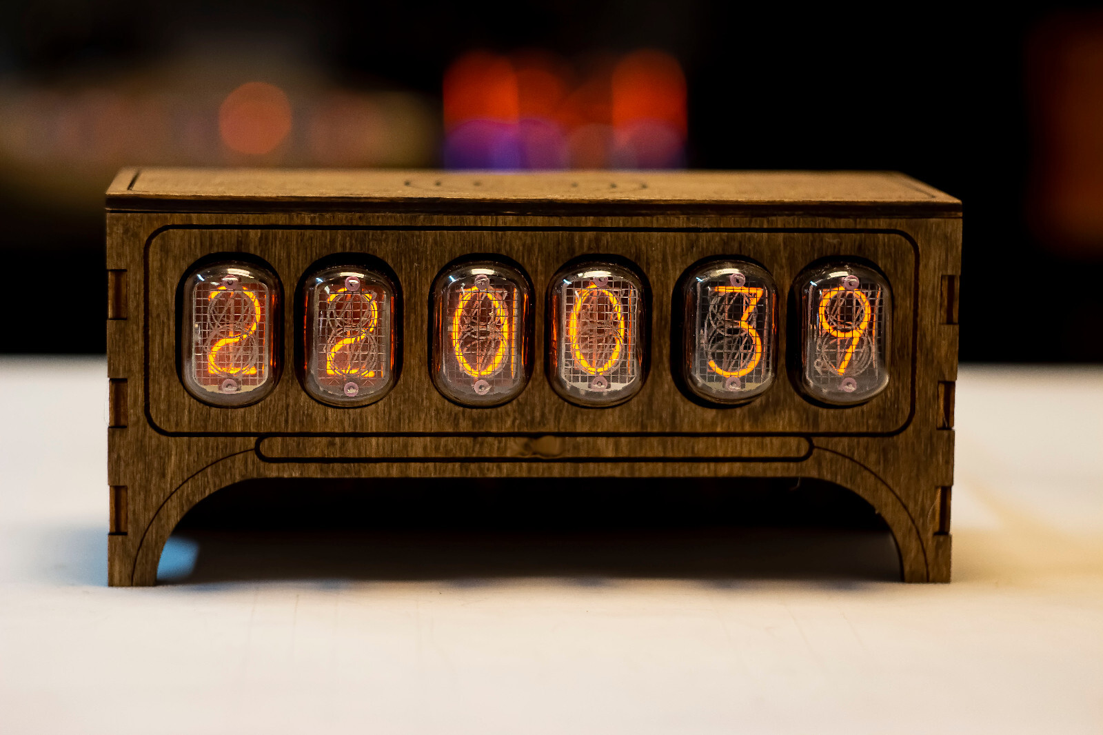 Nixie tube clock IN 12 table desk retro old vintage clock for bedroom