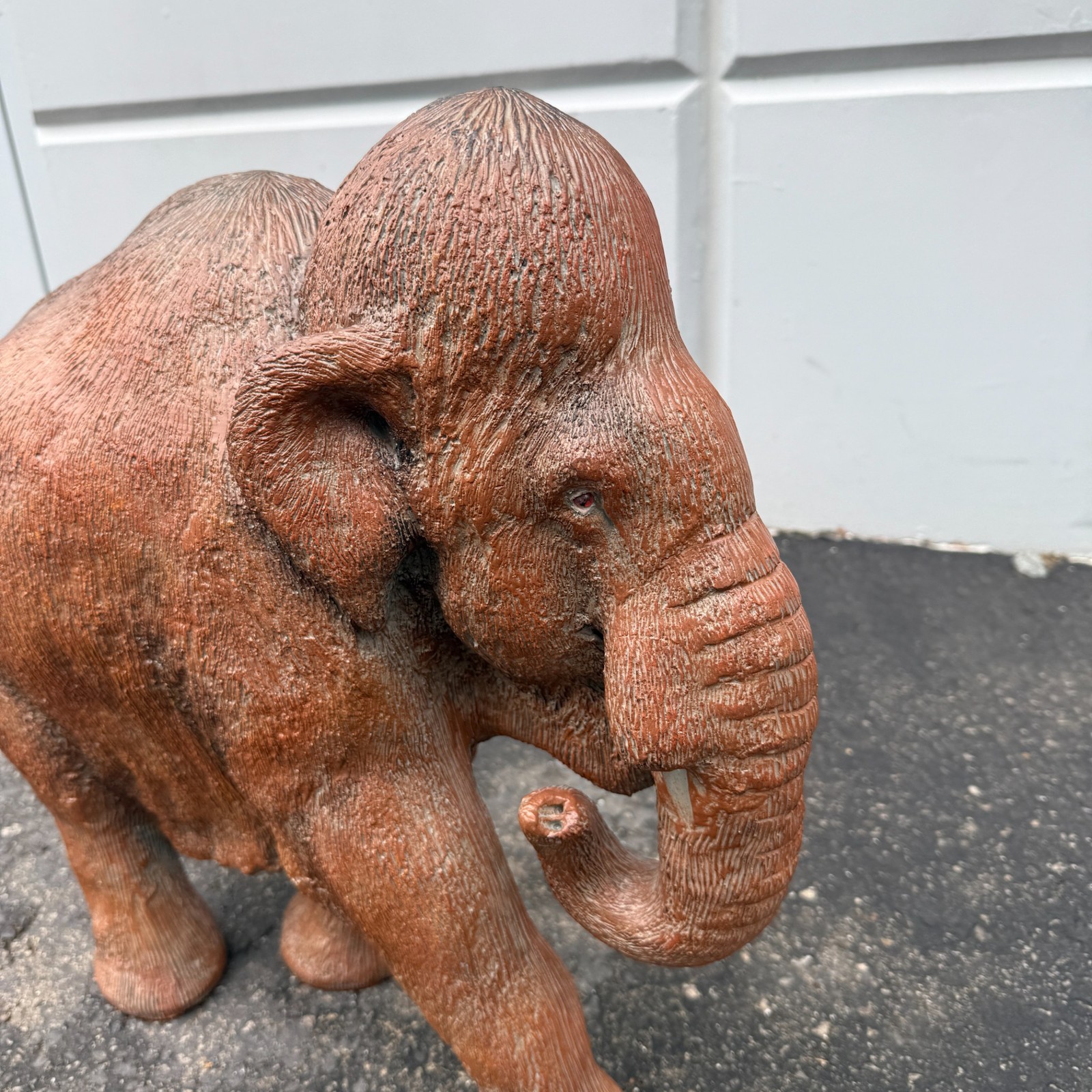 Prehistoric Woolly Mammoth Small Table Top Statue Figurine Prop Display Decor