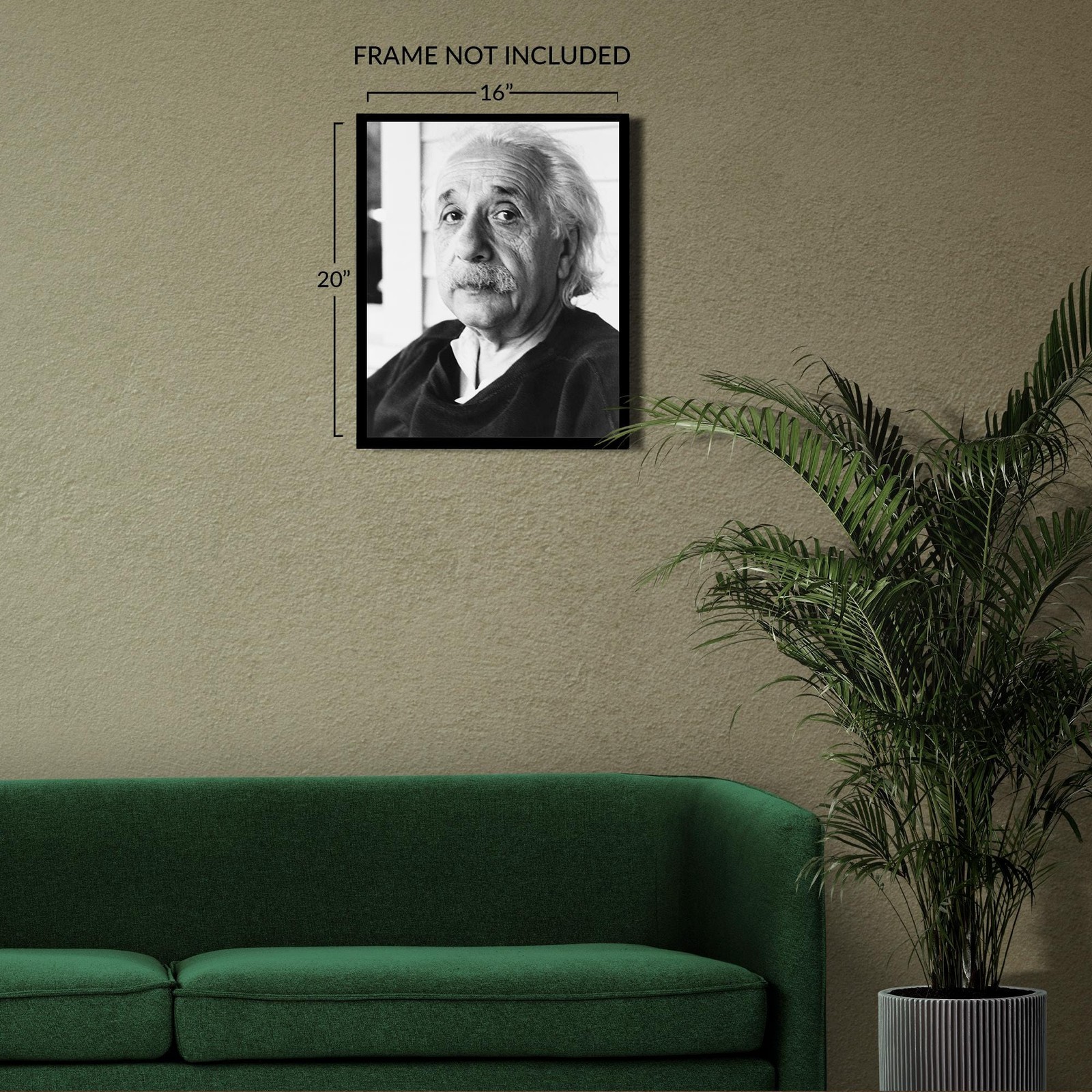 1945 Albert Einstein Portrait Photo Physicist Scientist Genius