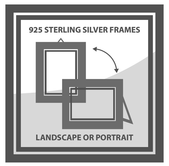 6″x4″ in Solid 925 Sterling Silver Photo Picture Frame* 7373 /10×15 USA