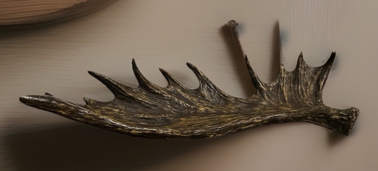 Faux Moose Antler Resin Lodge Cabin Decor Rustic Ranch Decor