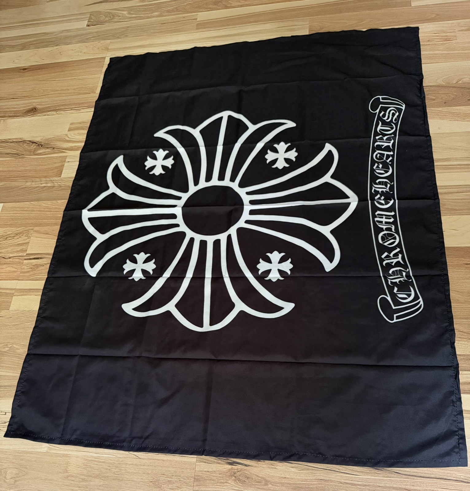 Chrome Hearts Gothic Cross Wall Tapestry 29in x 37in (Brand New)