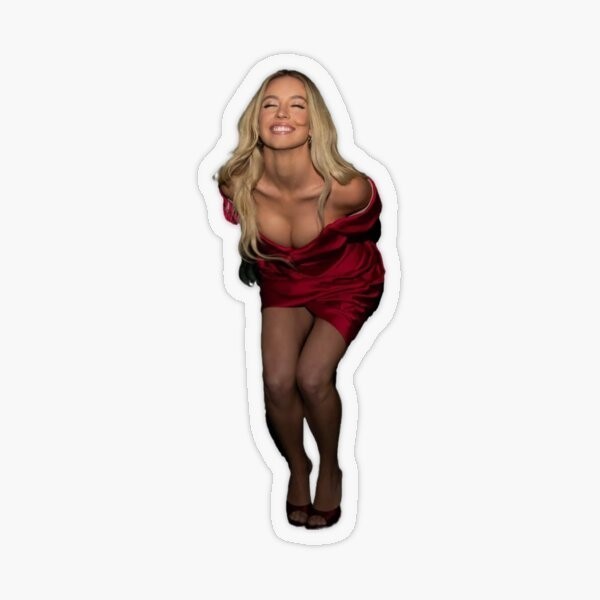 Sydney Sweeney Vinyl Die Cut Sticker