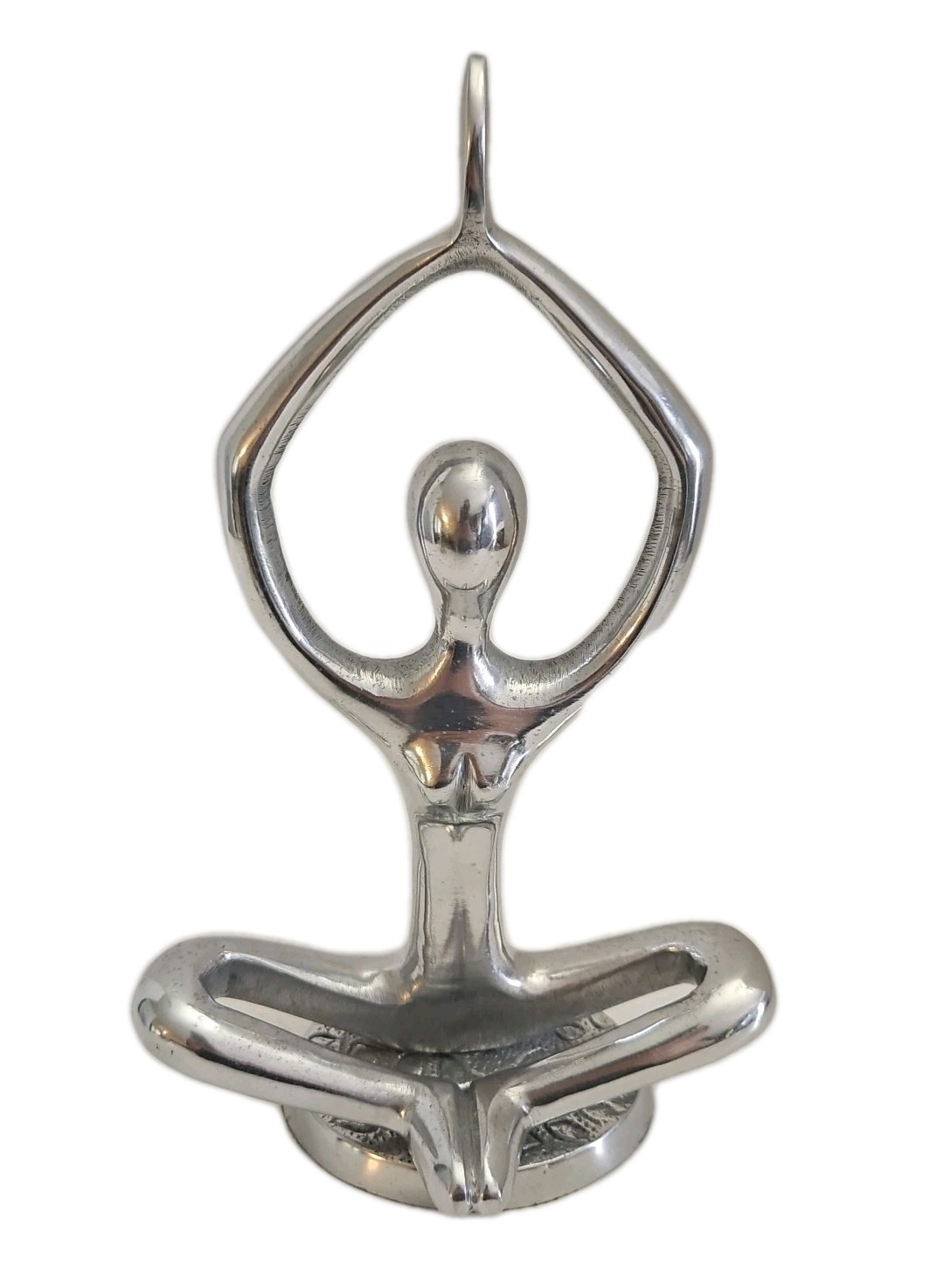 Yoga Sculpture Namaste Metal Abstract Art Figurine Statue Zen Decoration 9.75″