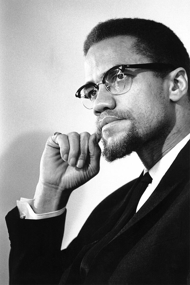 Portrait Of Malcolm X Representative Print Wall Art Home Decor – POSTER 20×30