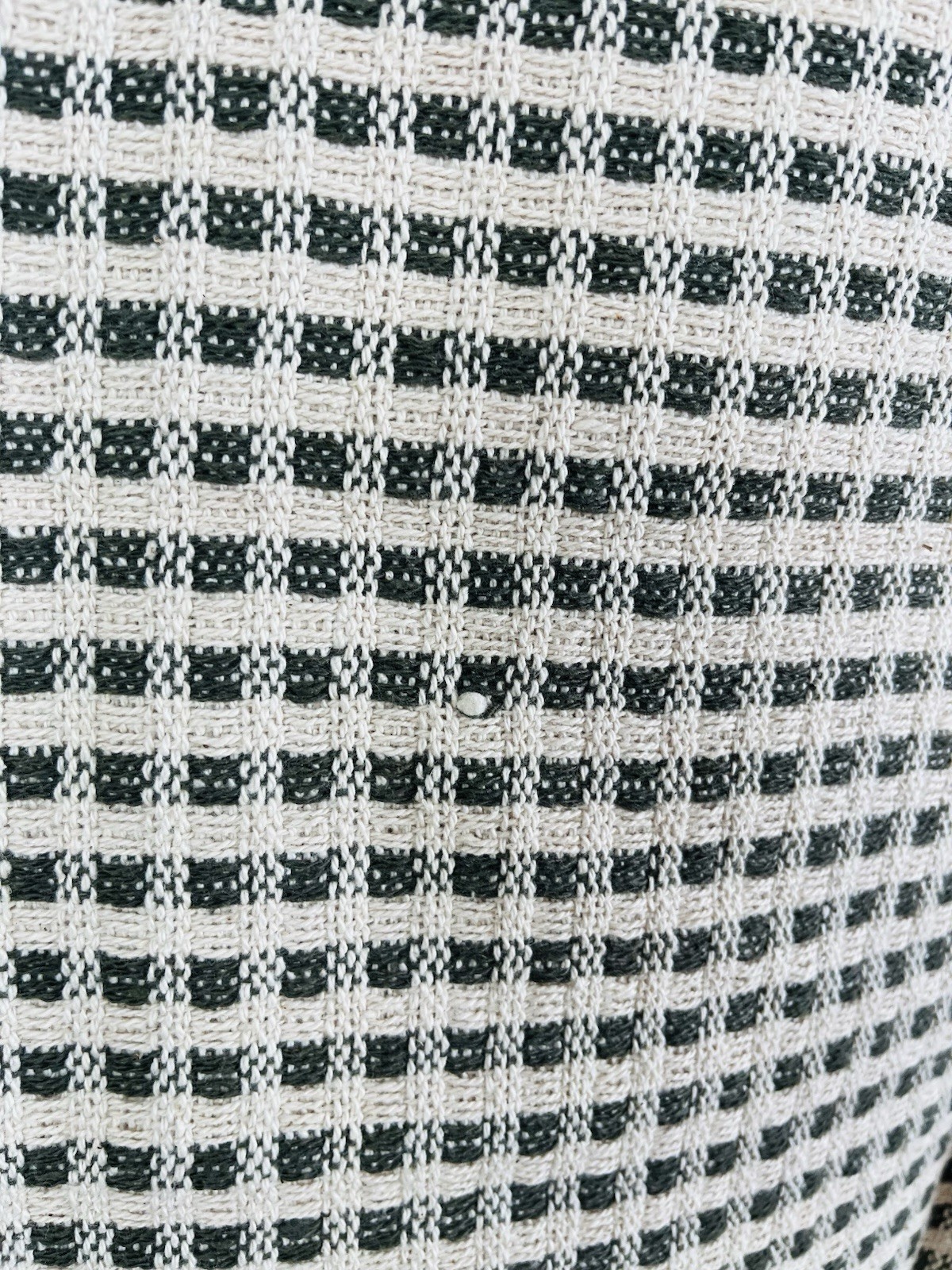 IHF Collection~Jacquard Checkered Weave Throw~Olive & Tan~Pears~Fringed~50″x60″