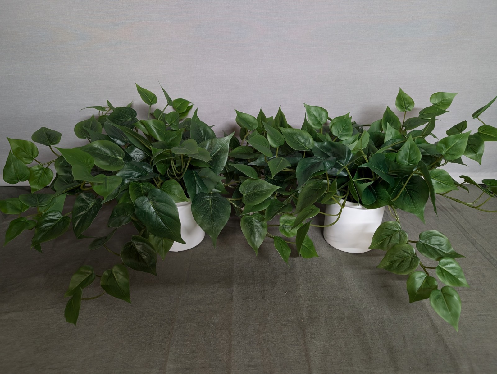 Lot of 2 – Threshold Realistic Faux Pothos Plants in Ceramic Pot