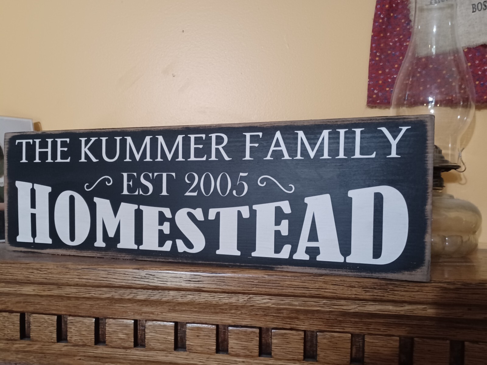 custom Personalized 24 x 5.5 sign Your wording that will fit