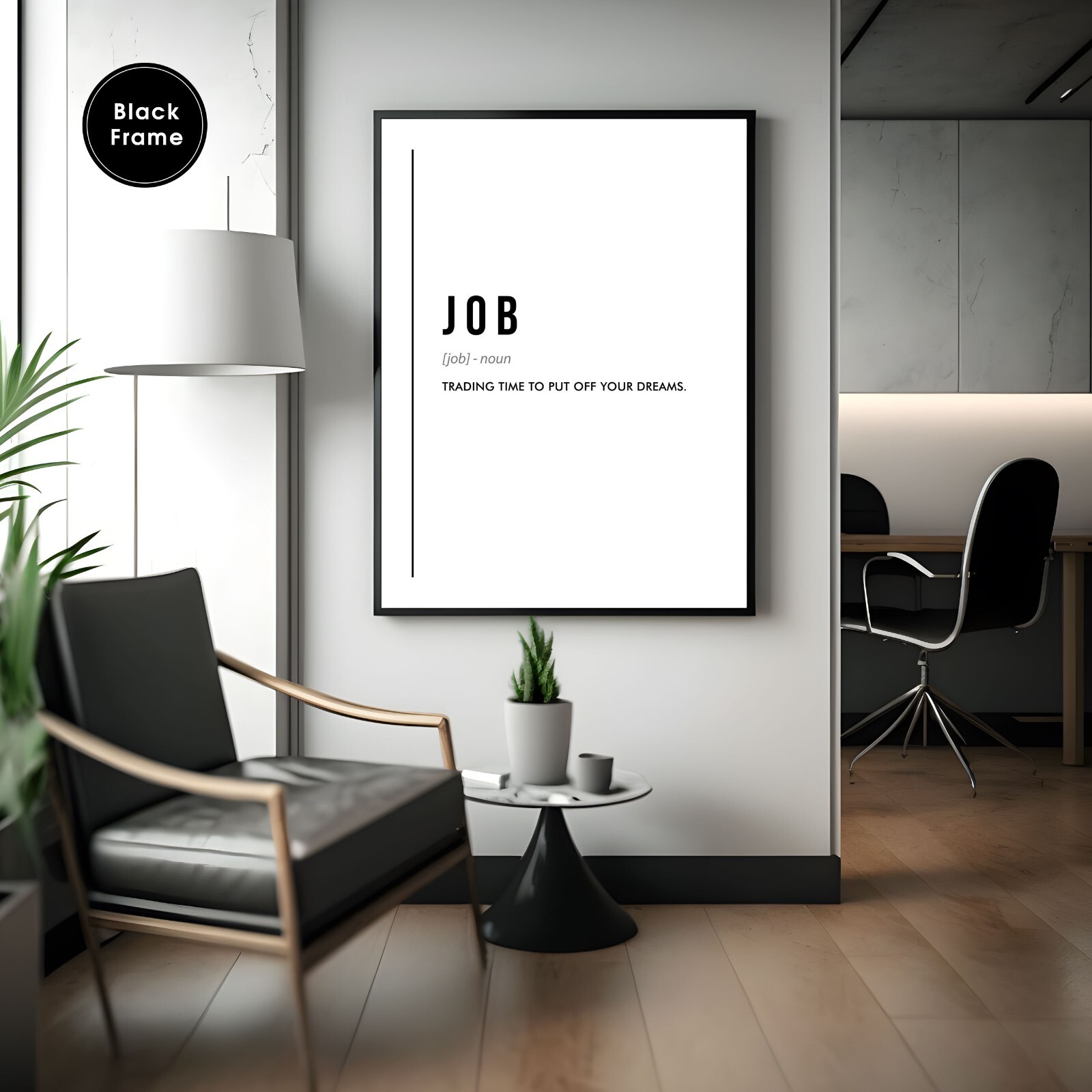 Job Definition Poster, Motivational Wall Art, Motivational Office Wall Art