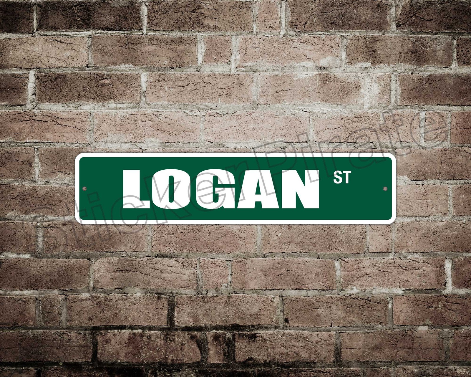 *Aluminum* Logan 4″ x 18″ Metal Novelty Street Sign SS 2373