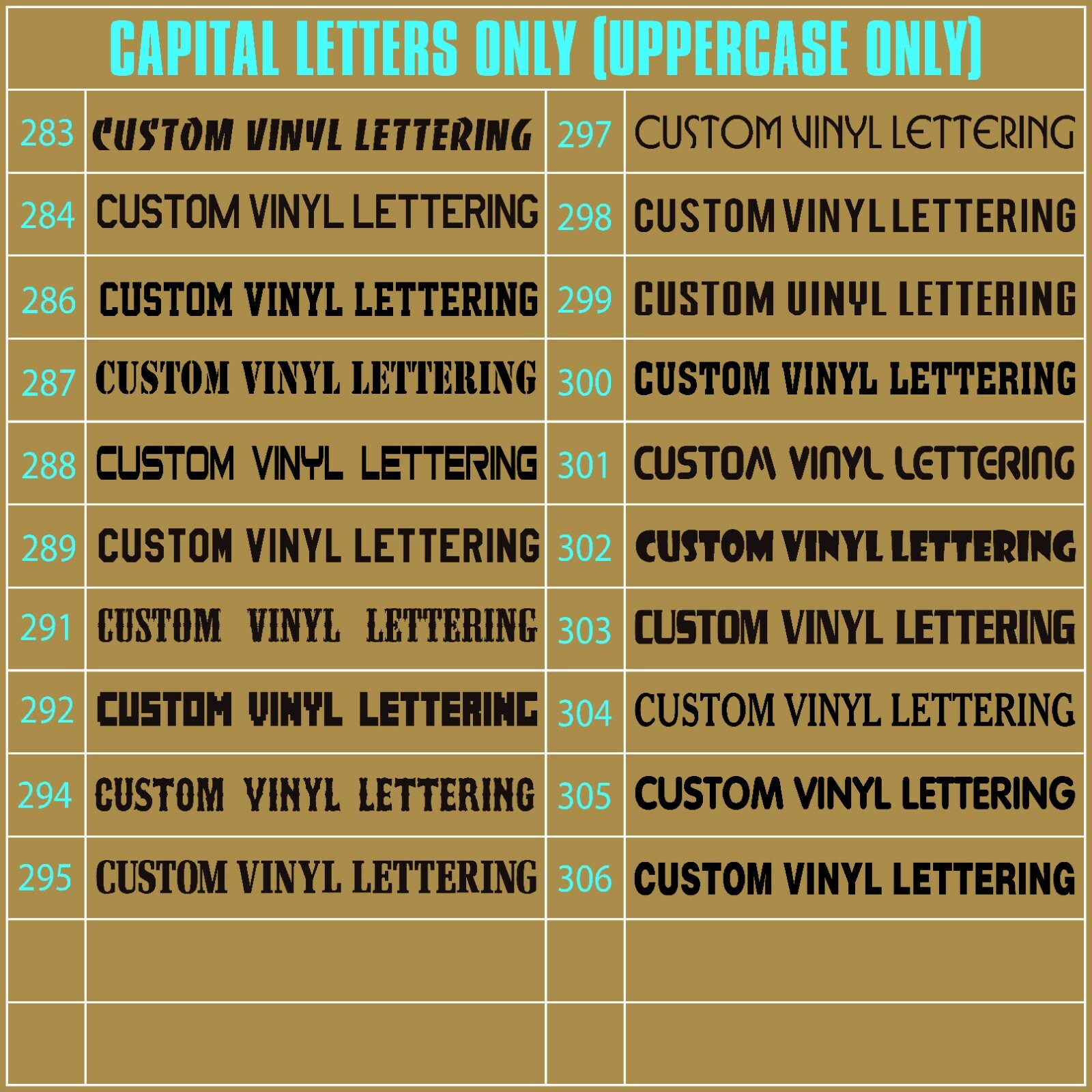 CUSTOM Lettering Decal With Background, Outline, or Contour Two Colored Sticker