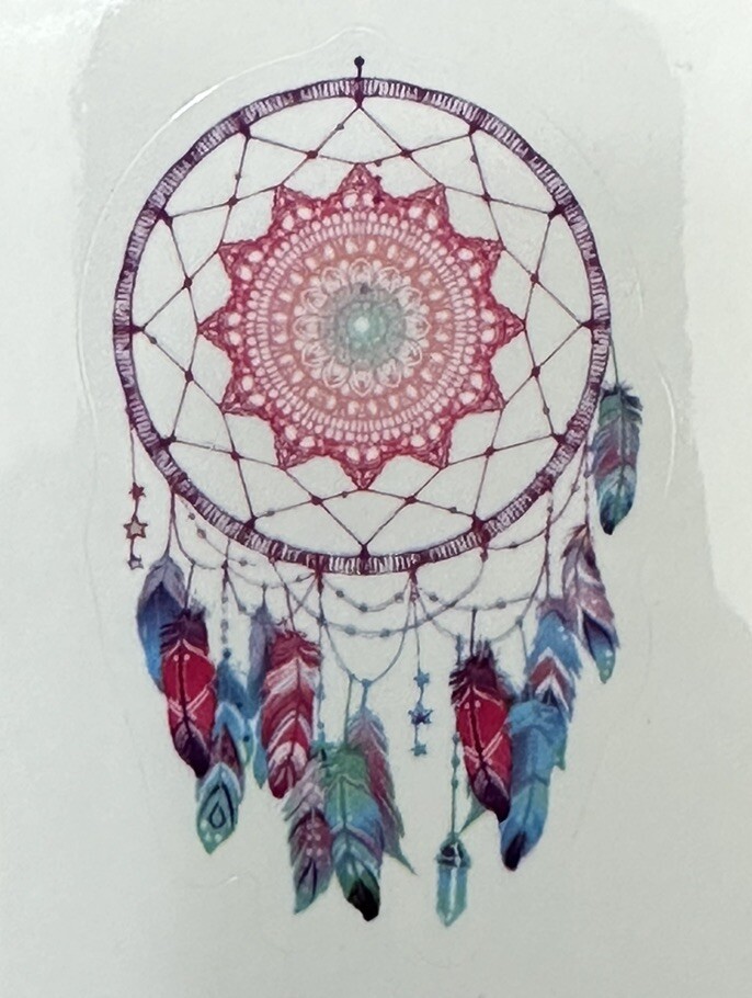 MYSTIC DREAM CATCHER ~ Small Vinyl Sticker – (2in x 1.25in)