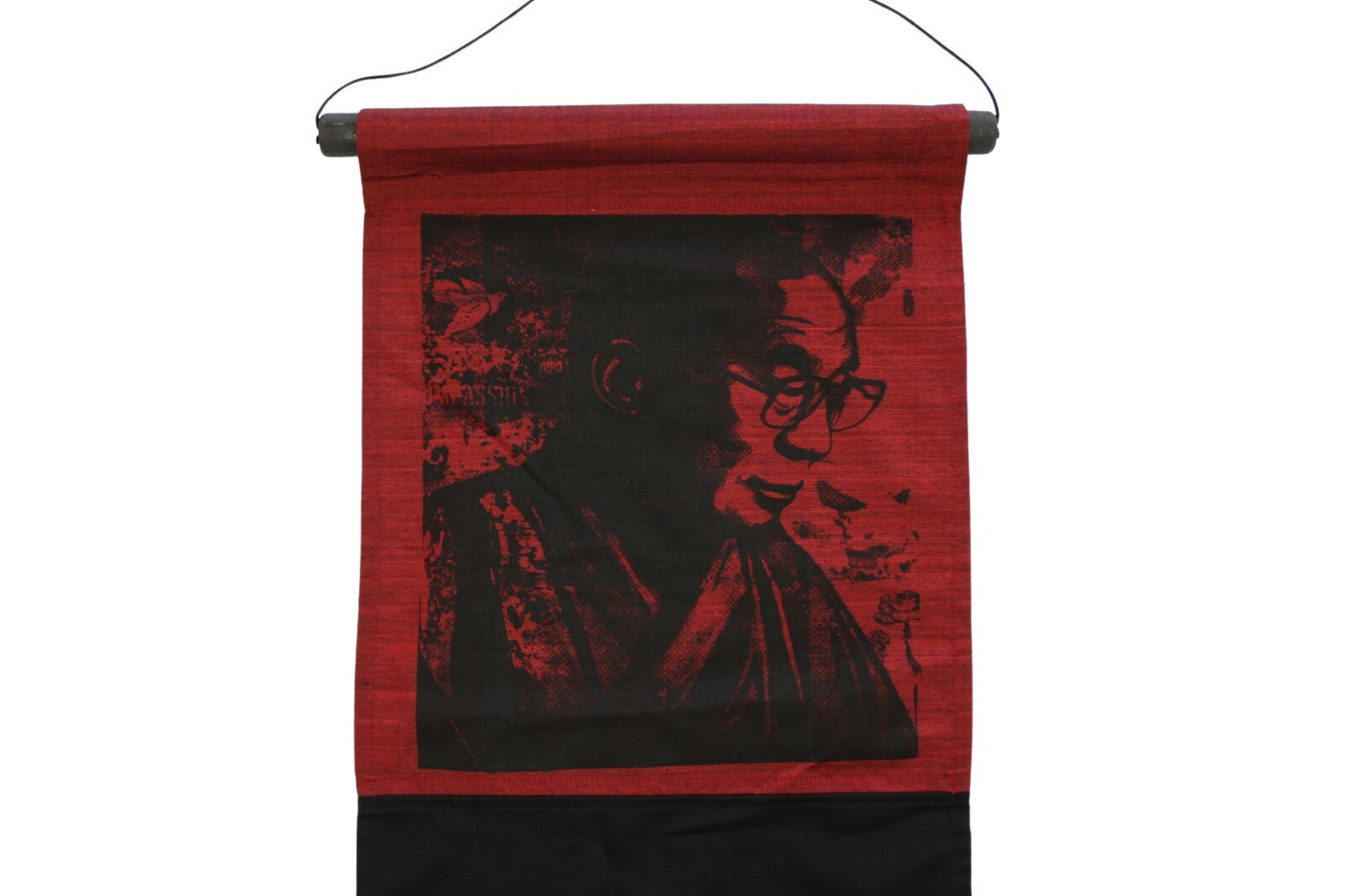 Hanging Scroll “Dalai Lama” – Inspirational Quote, Words of Affirmation, Red