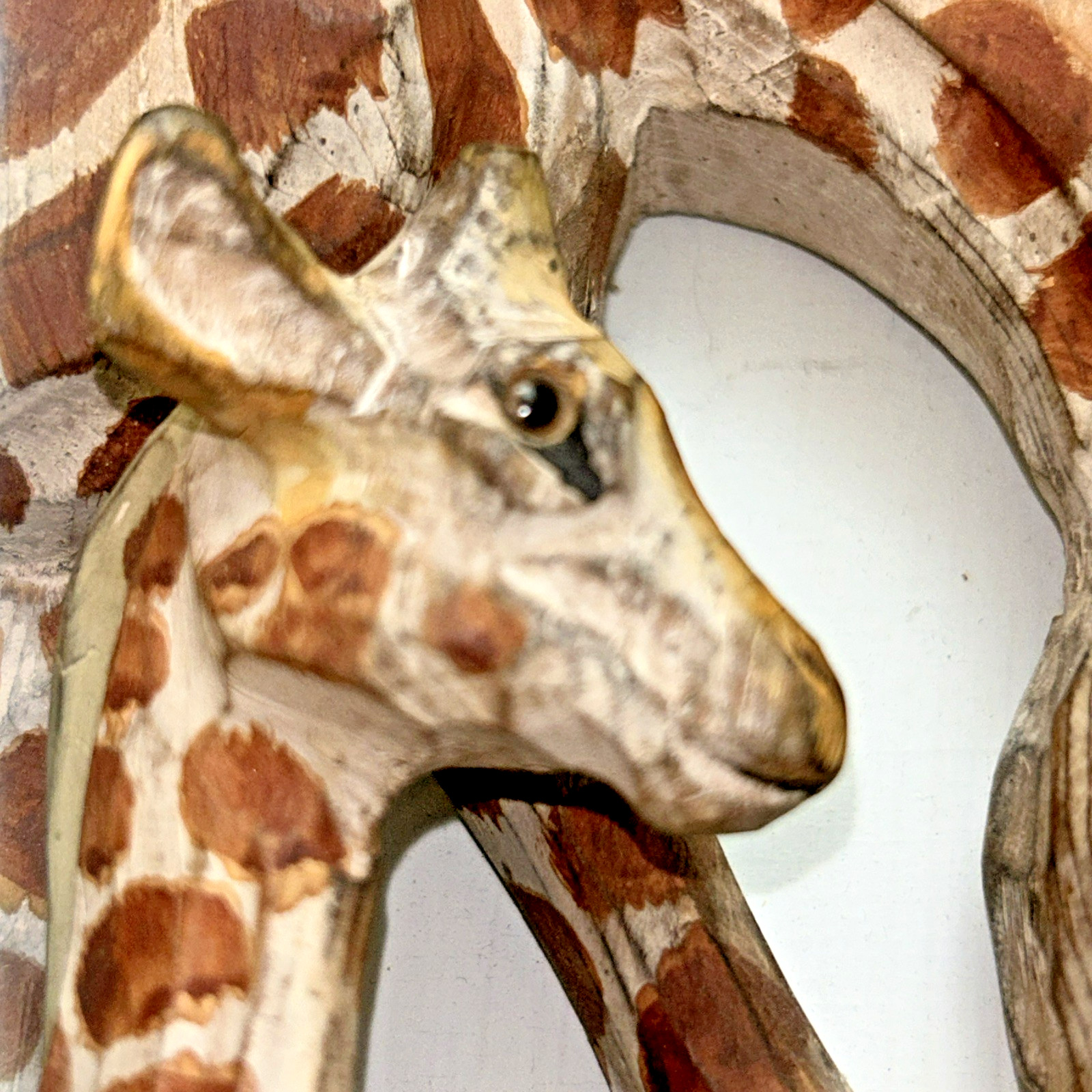 Giraffe & Her Baby Hanging 3D Wall Decor 12×14 Baby Room