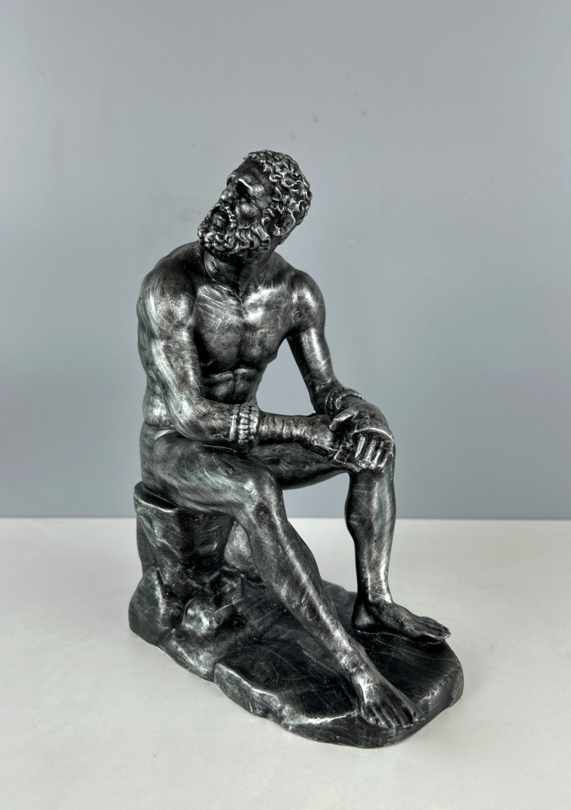 Boxer at Rest Sculpture, 25cm/9.8″, Roman Statue, Greek Statue, Statue Decor