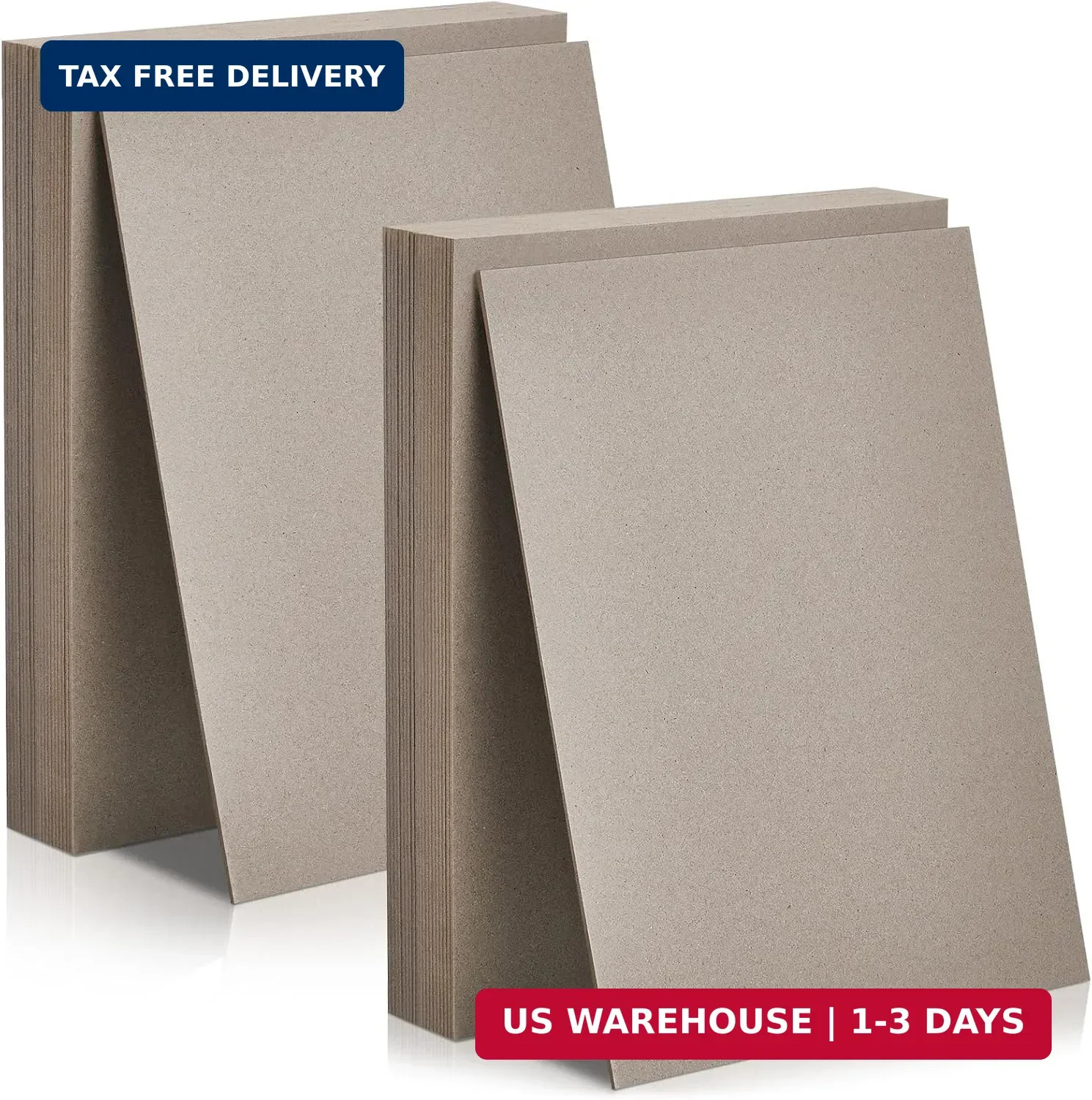 50 Pcs Book Board, Binders Board Chipboard Designer Bookboard Kraft Heavy Duty C