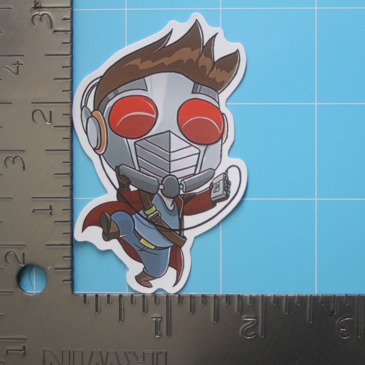 Marvel Universe Sticker (STAR-LORD) MCU Superheroes, Gloss PVC Decal