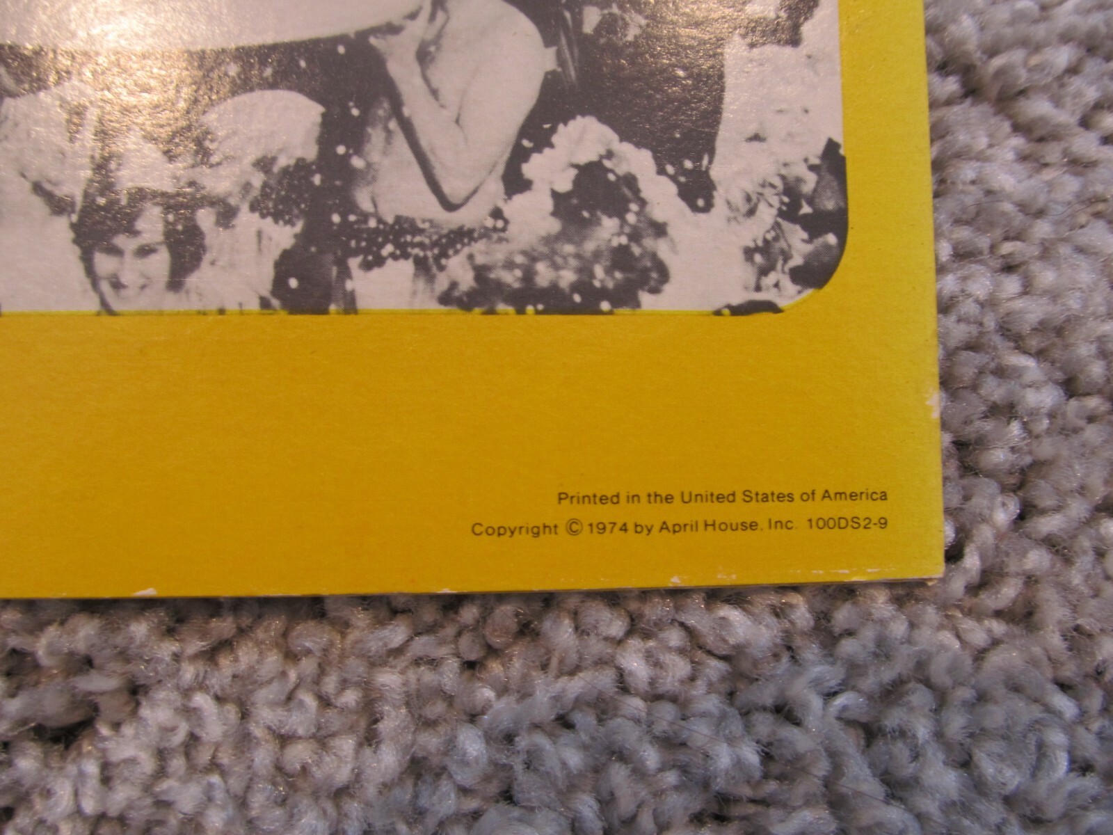 1974 Store Display April House This Office Is Rated X Burlesque/Strip Show VTG