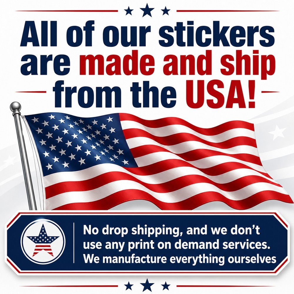 Spirit of 76 Patriotic USA 250th Anniversary Vinyl Decal Sticker 1776 2026