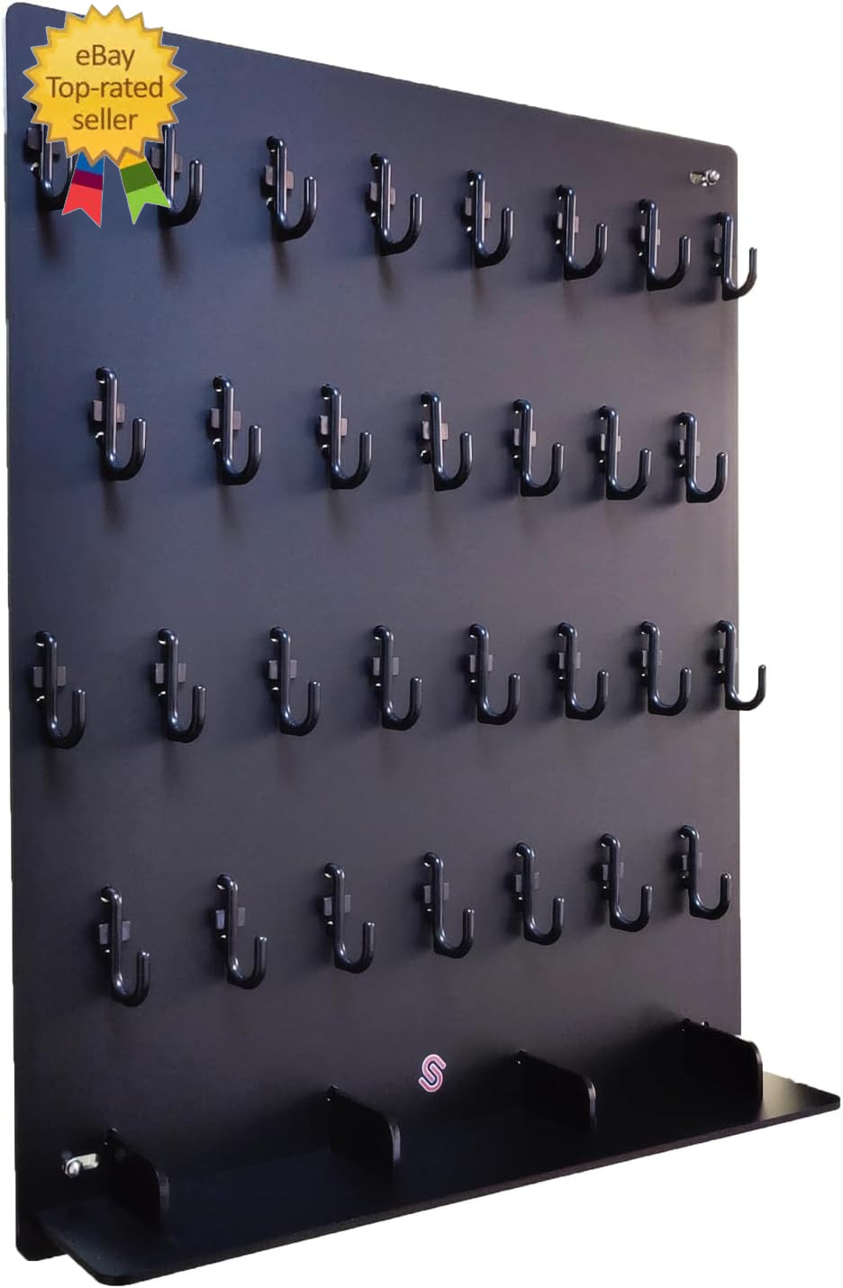 P0004 Acrylic Key Hooks Upgrade Thick Buckle 14 3/4ʺW X 18 3/4ʺL Wall-Mounted Ke