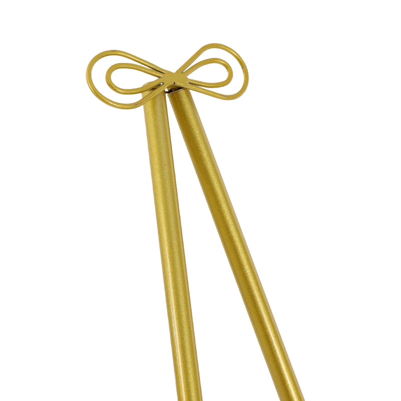 Gold Large Adjustable Floor Standing Easel for Wedding Display Metal Stand
