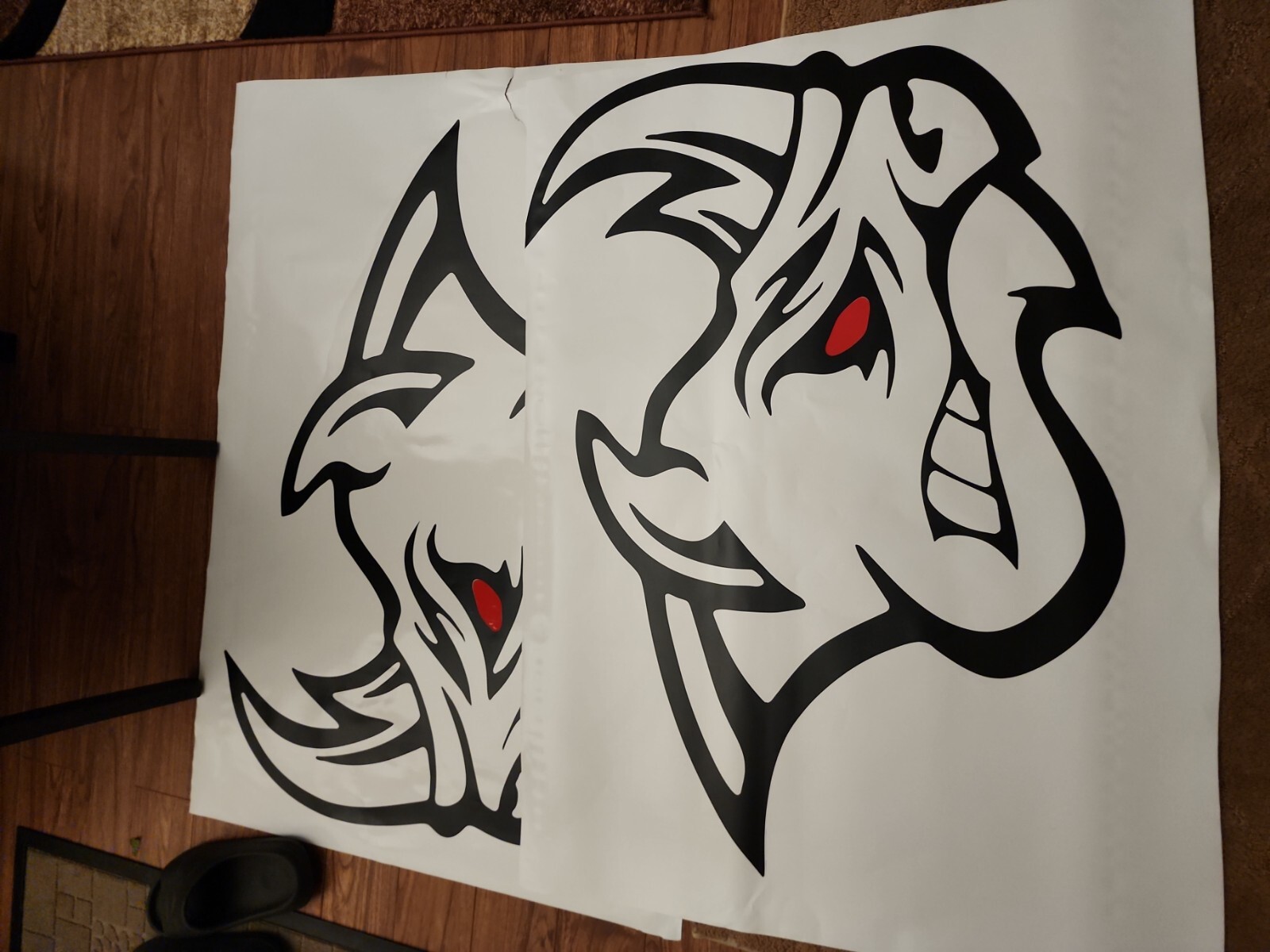 Angry Rhino Decal 30IN×40IN