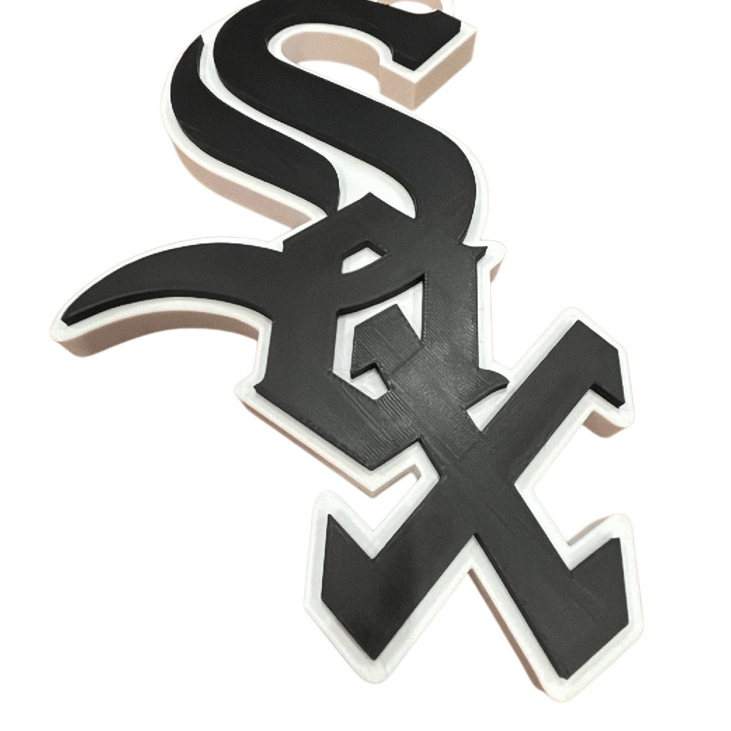 Chicago White Sox 3D Pendant 11 Inch Wall Art / Hanging Decor Logo New