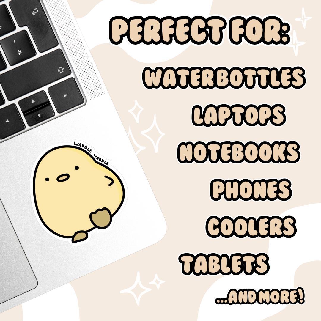 Funny Anxiety Sticker – Mental Health Quote for Introverts