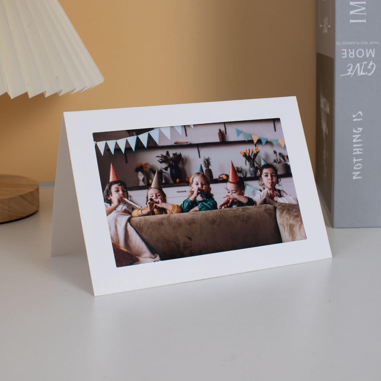 100 Pack Photo Frame Cards with Envelopes 4×6 Paper Picture Frame Notecards P…