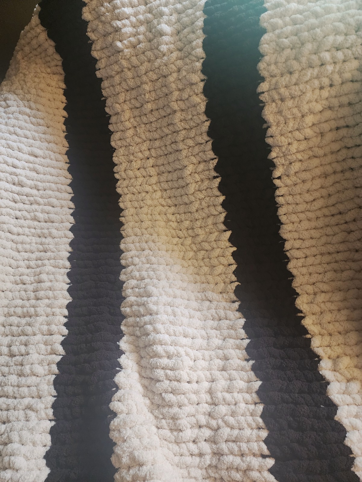 New Chunky Yarn Throw Blanket