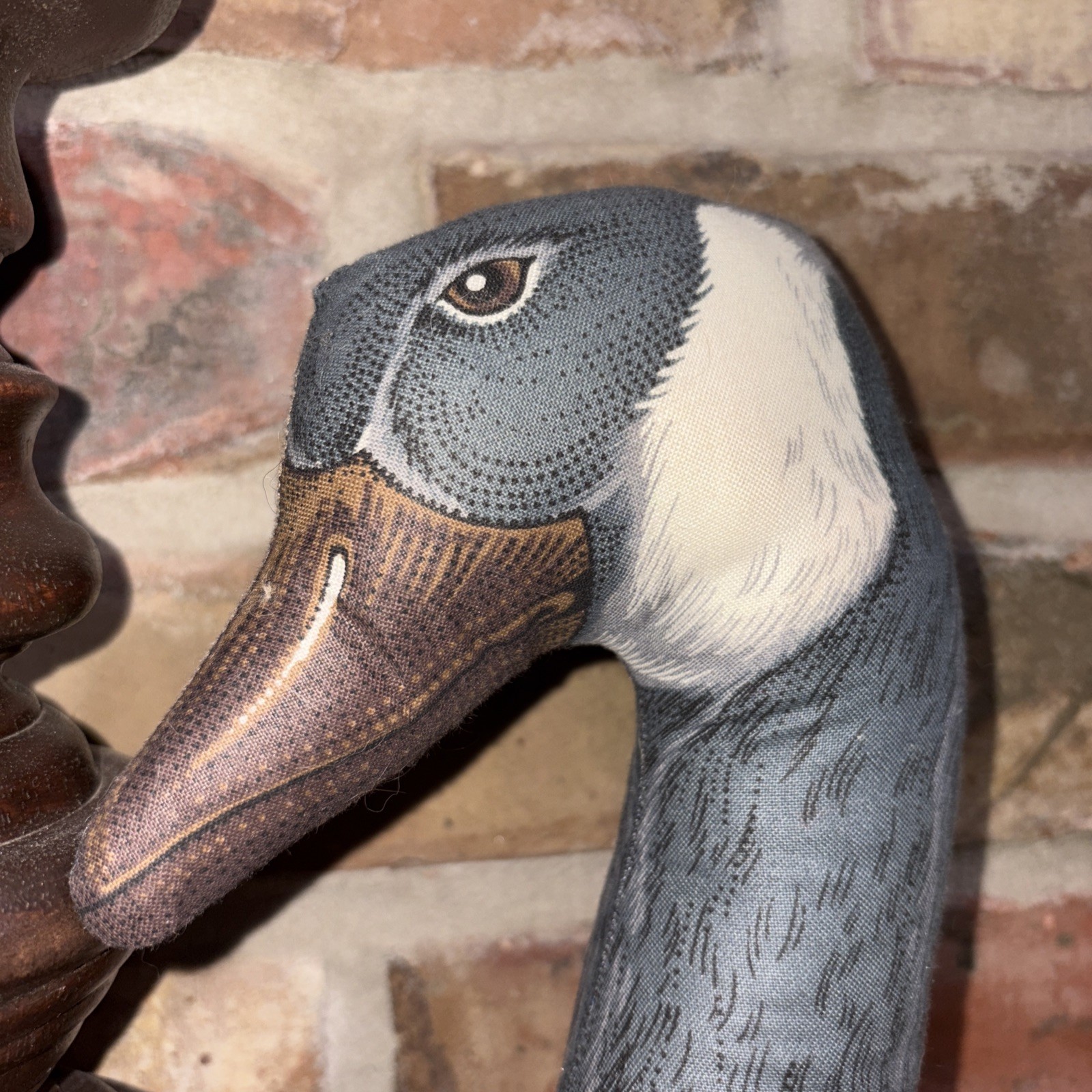 Canada Goose Door Stop Duck Bird Stuffed Animal Vintage Pillow Handmade