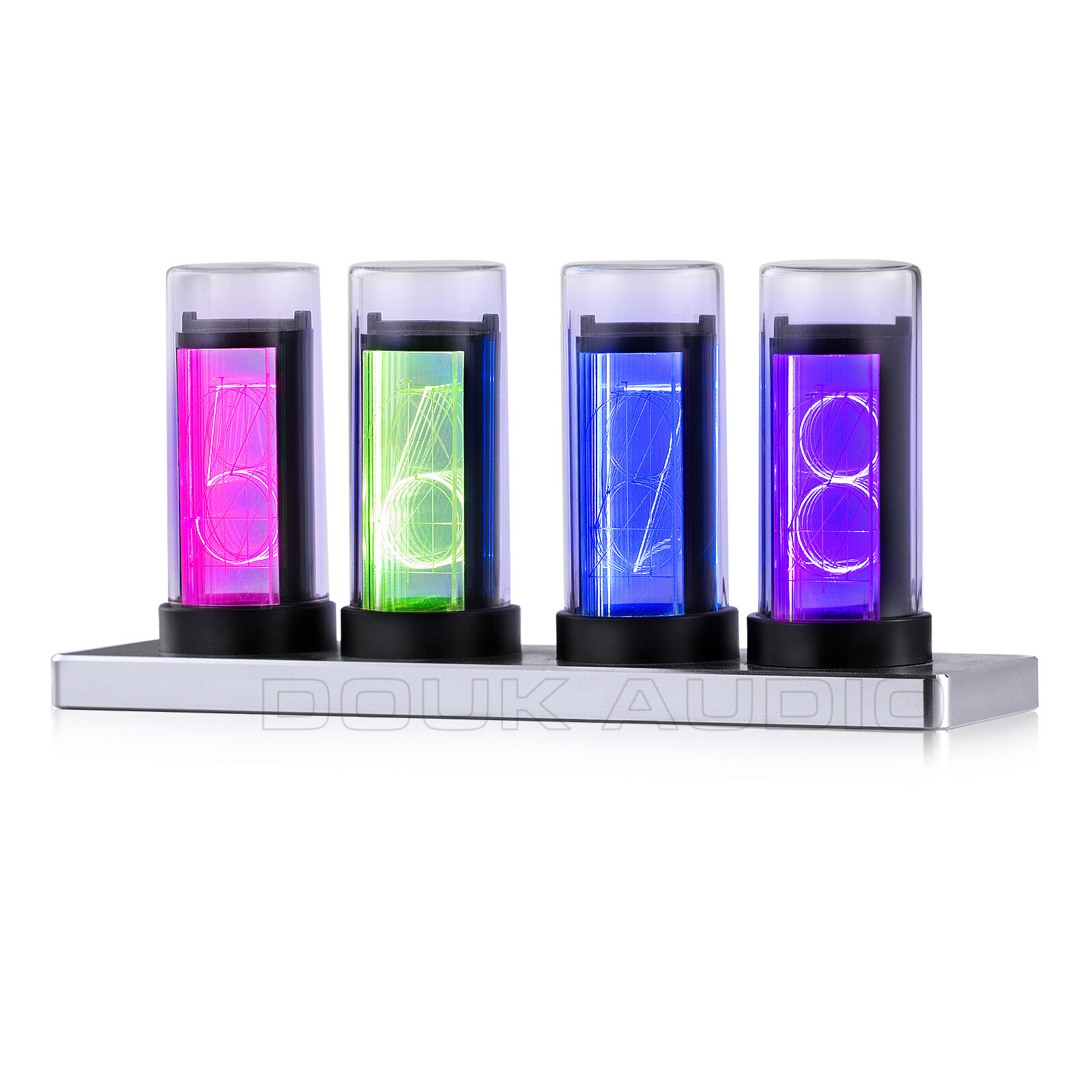 Vintage LED Nixie Tube Clock Digital Display APP Control Clock Desktop DIY Gift