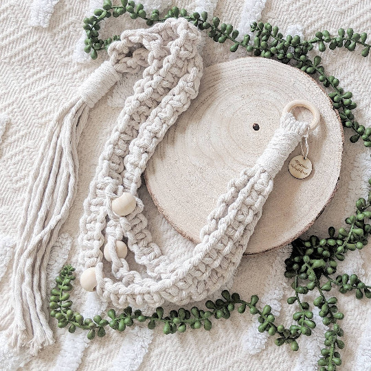 Macrame Plant Hanger Shelf – Handmade | Macrame Hanging Shelf