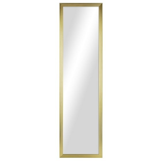Mainstays 13×49 Gold Rectangle Large Wall Mirror for Bathroom or Living Room