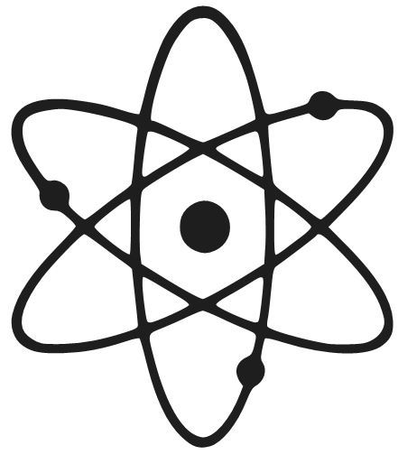 ATOMIC SYMBOL DECAL WALL LAPTOP CAR WINDOW CHOOSE COLOR