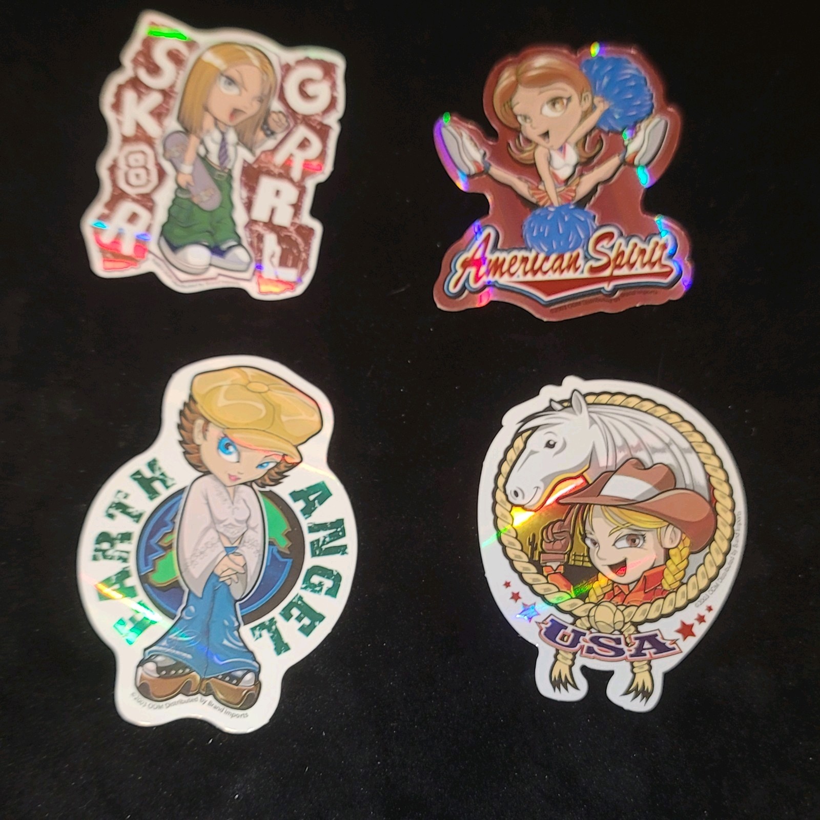 2003 Y2k Girl. ODM Brand Import Collection. vending Machine Sticker