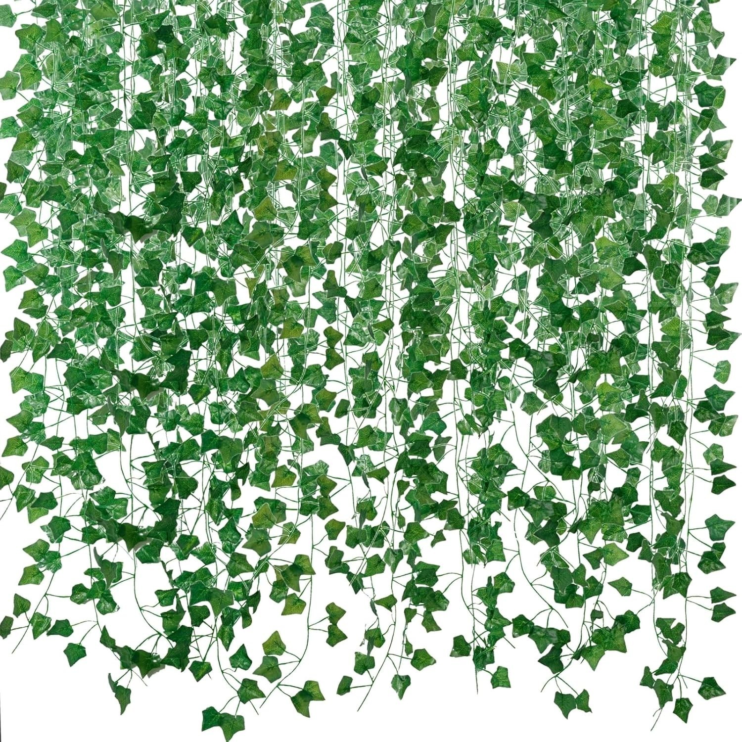 Fake Vines for Room Decor 24 Pack 168ft Artificial Ivy Greenery Garland for B…