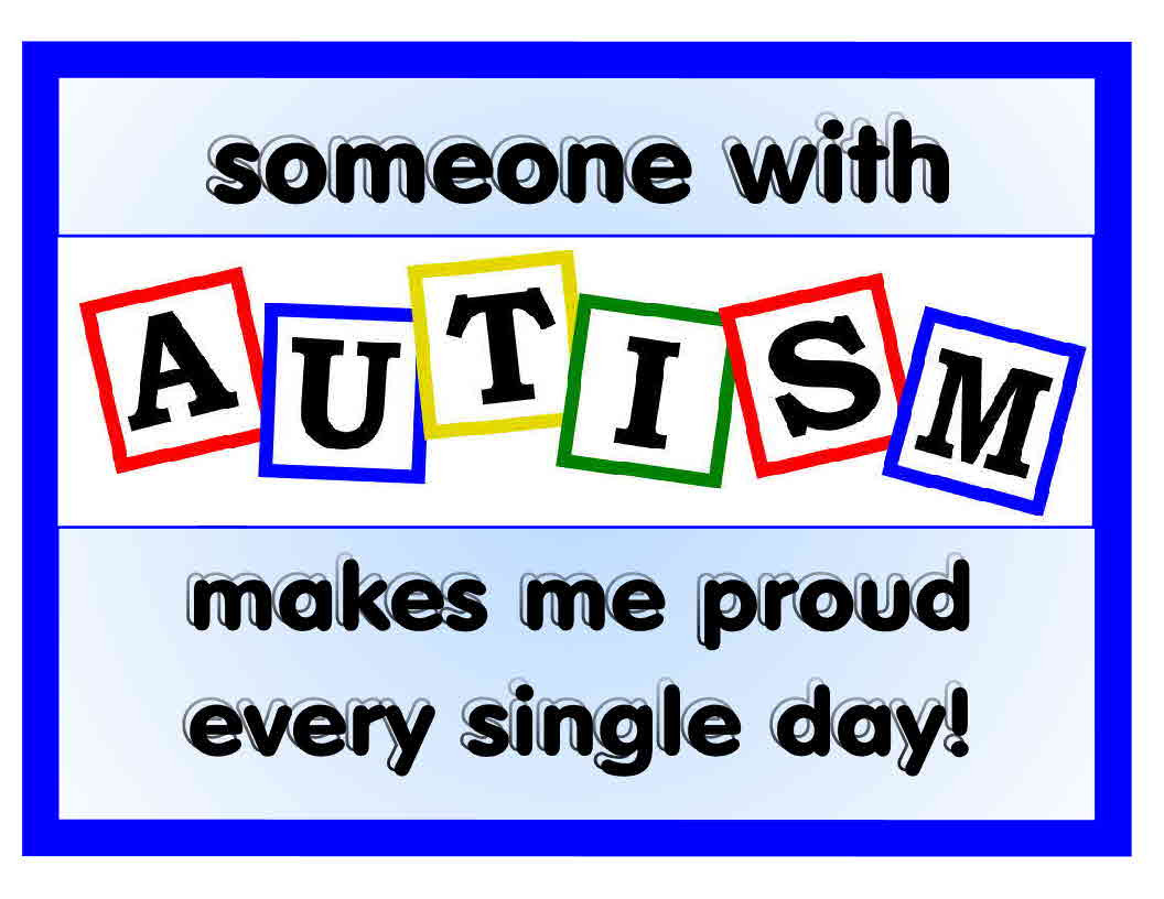 AUTISM AWARENESS MAGNET Someone makes me proud everyday