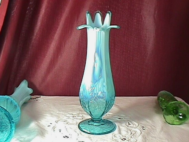 “SQUIRREL and ACORN” VASE 5 3/4″ BY: UNKNOWN