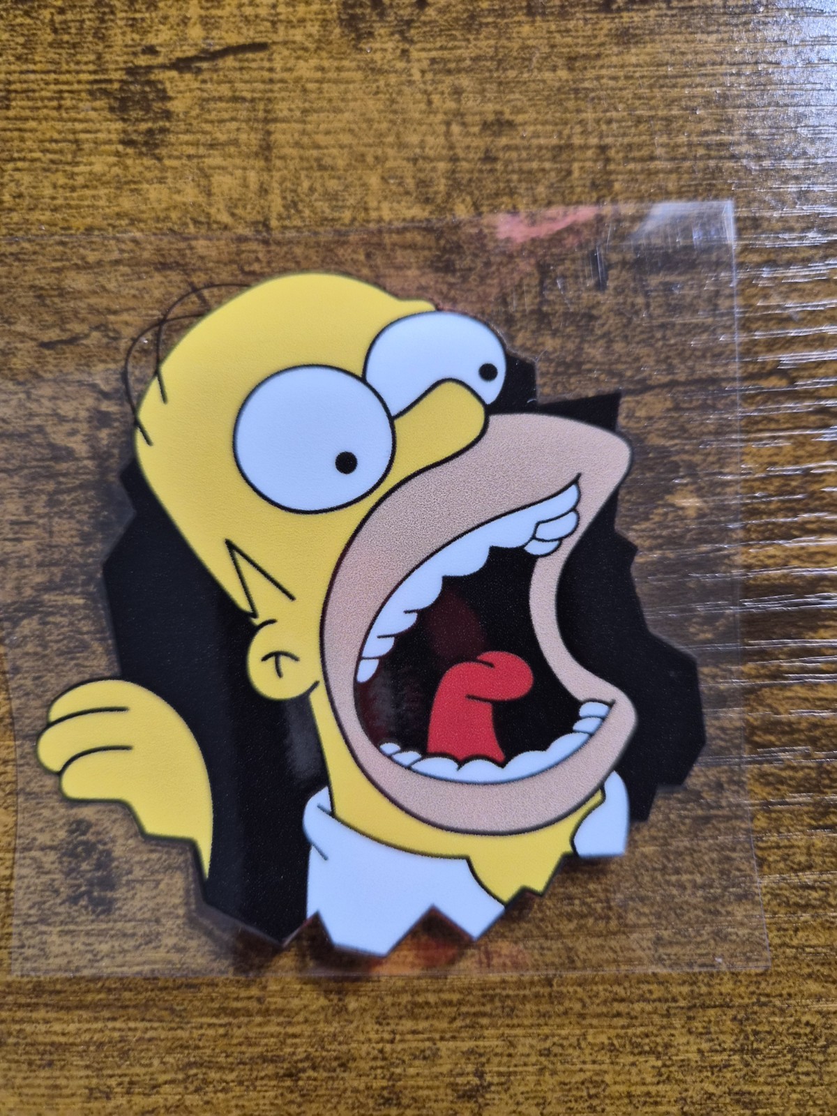 HOMER SIMPSONS The Simpsons High Quality UV DTF Decal Sticker waterproof USA