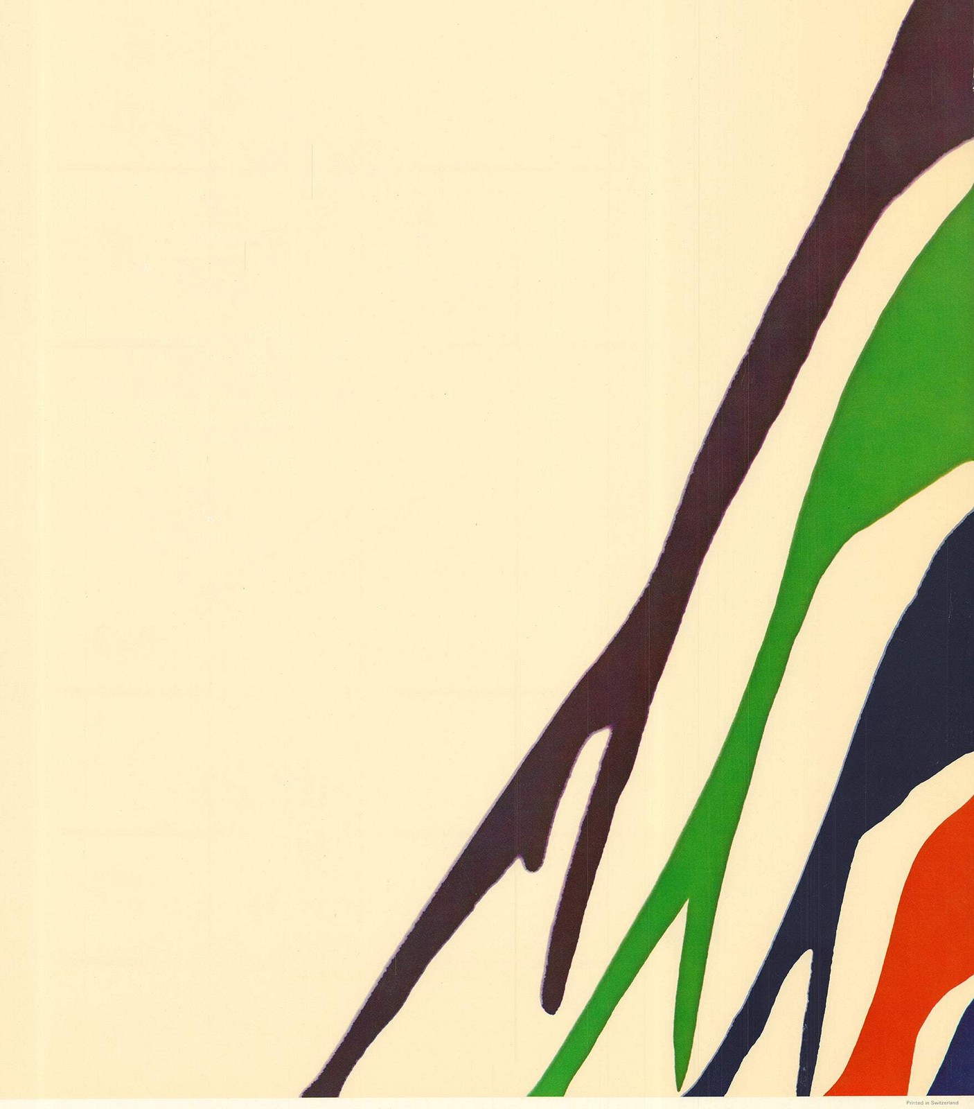 MORRIS LOUIS Delta Epsilon 26.75″ x 35.5″ Offset Lithograph 1973 Contemporary Mo