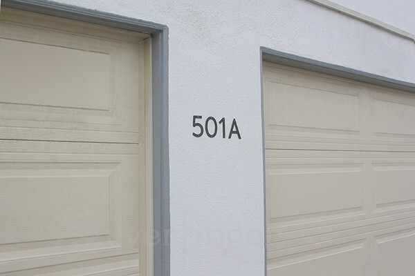 ADDRESS NUMBERS Black Metal Flush Mount Easy Read Street Home House Door Number