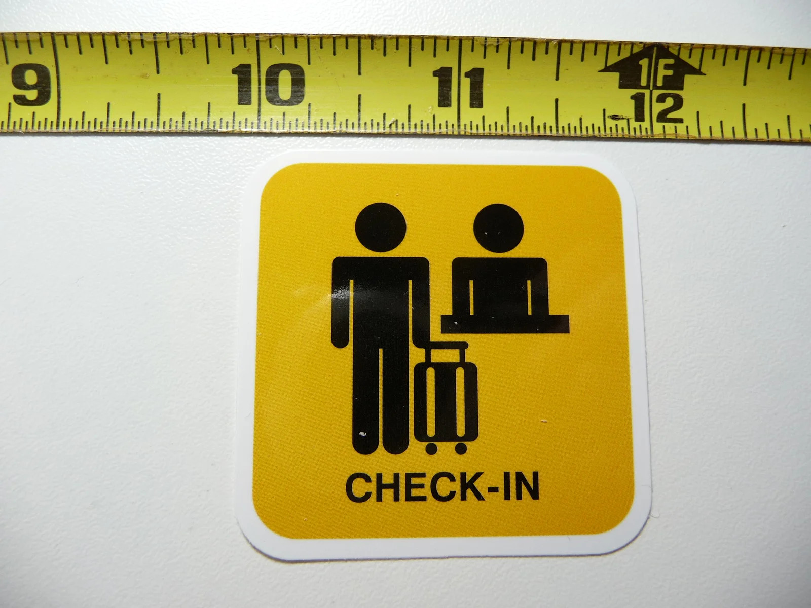 HOTEL VALET CHECK IN DESK SMALL STICKER DECAL WORK JOB HARD HAT PRIDE