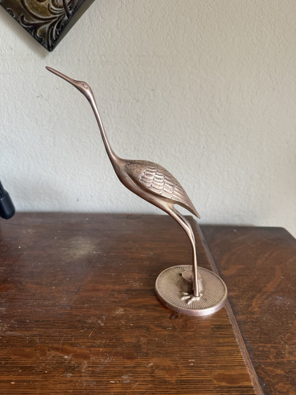 Set of 2 Vintage Brass Metal Bird Figurines, Animals Theme (please read)